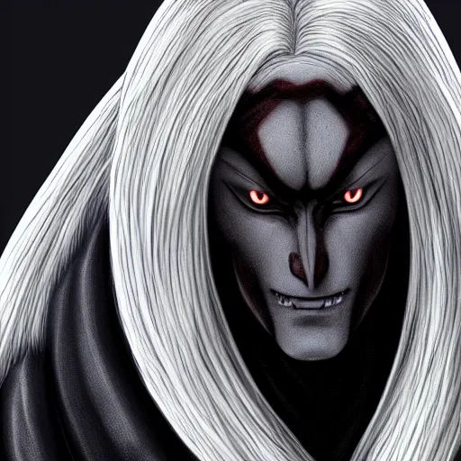 Image similar to Orochimaru in real life, 8k wallpaper, photorealistic, highly detailed