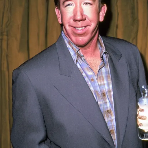 Prompt: tim allen wants buzz to get him a drink in 1995