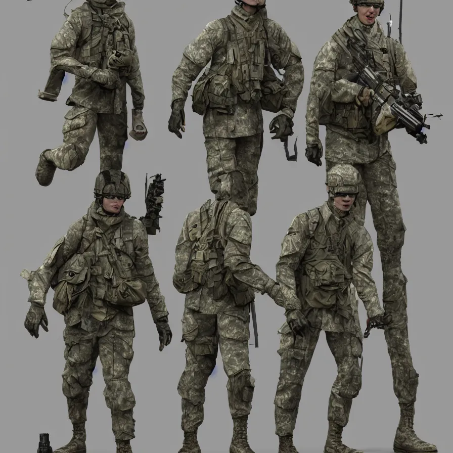 Image similar to suited beings, 4 limbs and civilized behavior, military soldier behavior, photorealistic rendering, hyperdetailed