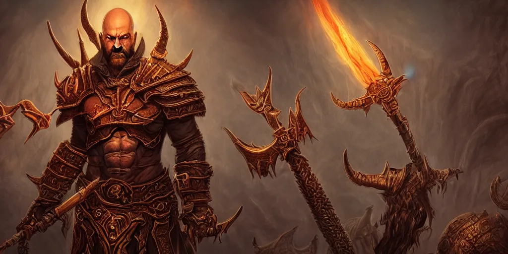 Prompt: Diablo 2, CG, fanart, digital artwork, illustration of Tristram