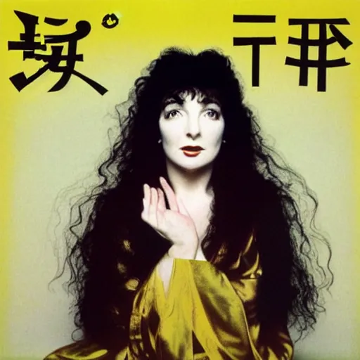 Image similar to kate bush, japanese album cover
