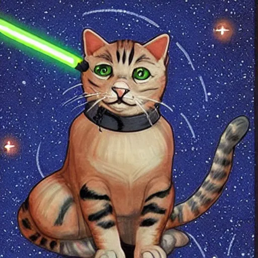 Image similar to cats in Star Wars