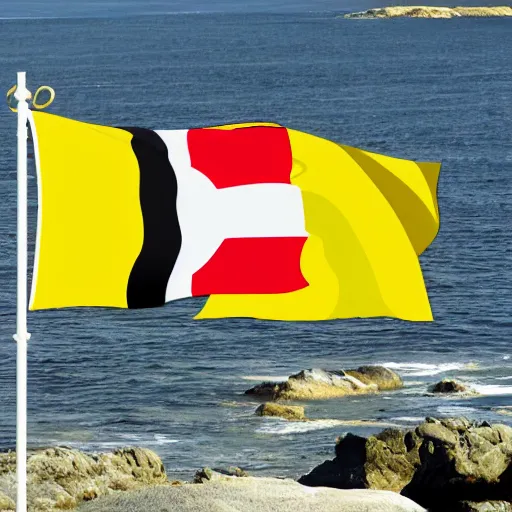 Prompt: the flag of bretagne