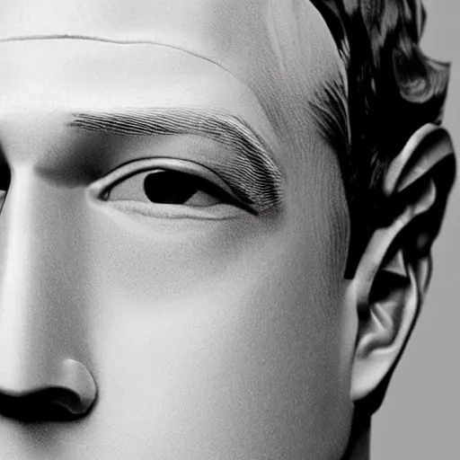Image similar to a still close up of a do that looks exactly like Mark Zuckerberg