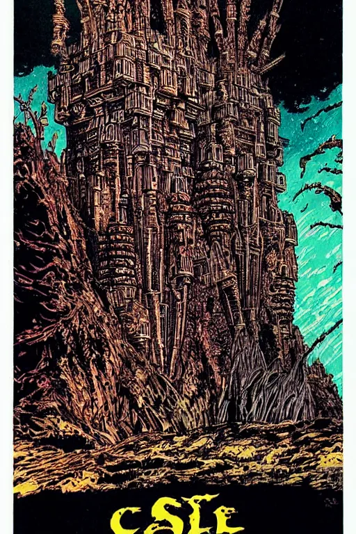 Image similar to castle by Philippe Druillet