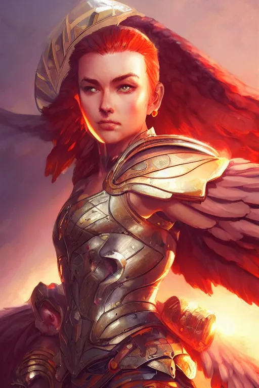 Image similar to amazon valkyrie athena, d & d, fantasy, portrait, highly detailed, headshot, digital painting, trending on artstation, concept art, sharp focus, illustration, art by artgerm and greg rutkowski and magali villeneuve