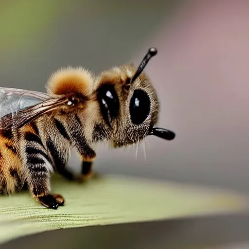 Image similar to photo of world ’ s smallest cat the size of a honeybee