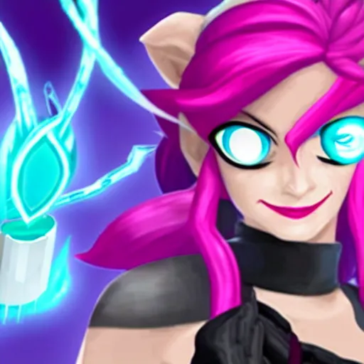 Image similar to jinx with ice powers