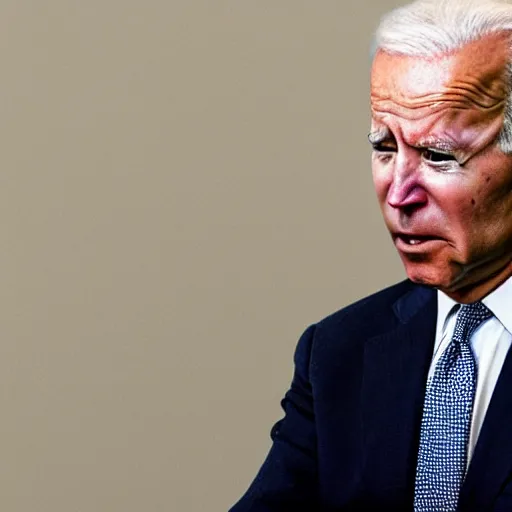 Prompt: a frustrated joe biden crying, stock photo,