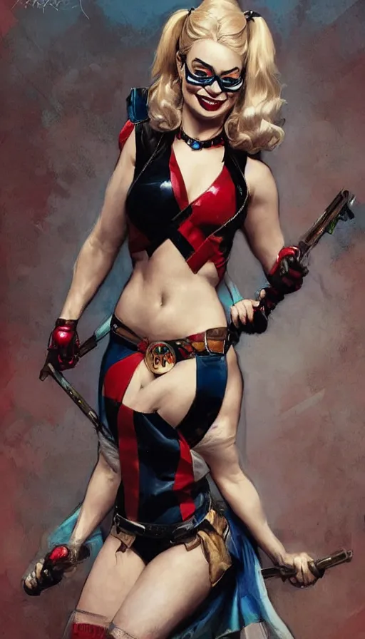 Harley Quinn professional portrait - AI Photo Generator - starryai