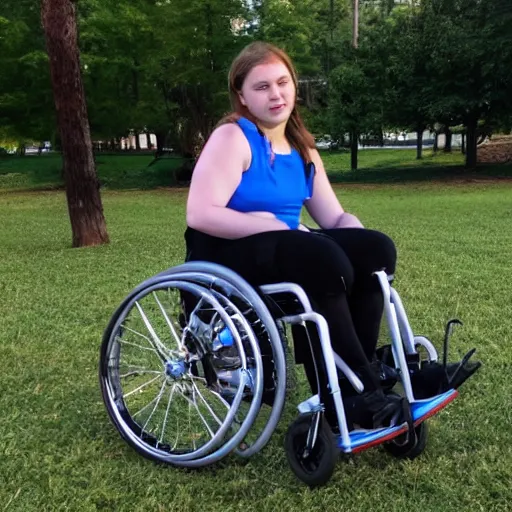 Image similar to anna frozen in wheelchair