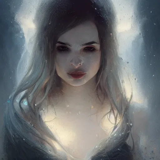 Prompt: portrait of Kim Petras in Paris, amazing splashscreen artwork, splash art, head slightly tilted, natural light, elegant, intricate, fantasy, atmospheric lighting, cinematic, matte painting, by Greg rutkowski