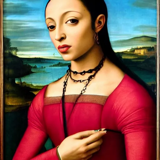 Image similar to renaissance painting of Sade