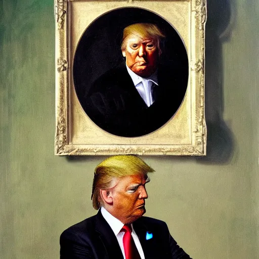 Image similar to ‘Portrait of Donald Trump, renaissance painting’