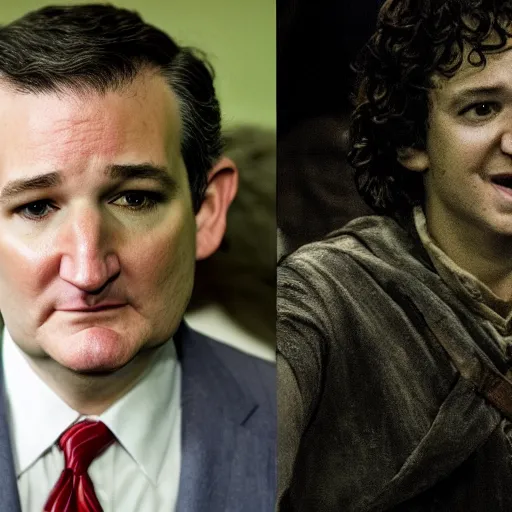 Image similar to Ted Cruz as Frodo