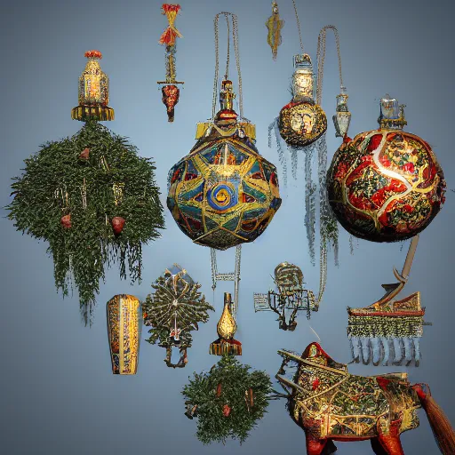 Prompt: slavic north ornaments in 3 d, hyper realistic render, ray tracing, cinema lighting, unreal engine