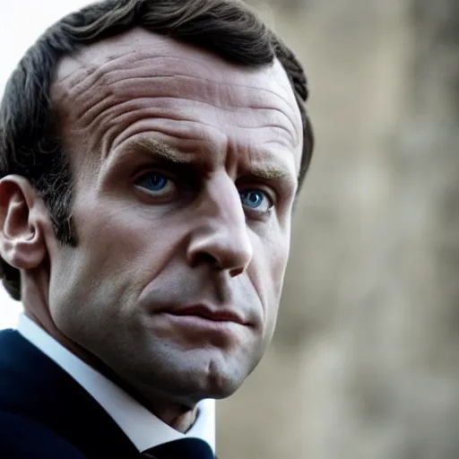 Prompt: still of emmanuel macron as tywin lannister in game of thrones, cinematic light, sharp, detailed face, magazine, press, television, focus
