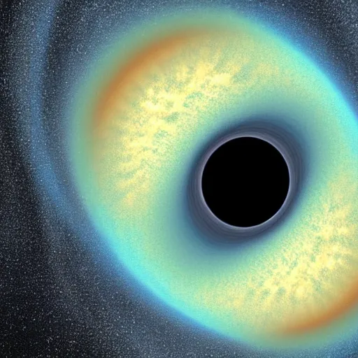 rotating black hole distorting the fabric of space - | Stable Diffusion ...