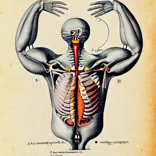 Image similar to anatomical diagram of kirby, by maria sibylla merian