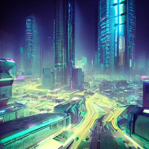 Image similar to shenzhen, cyberpunk, by beeple