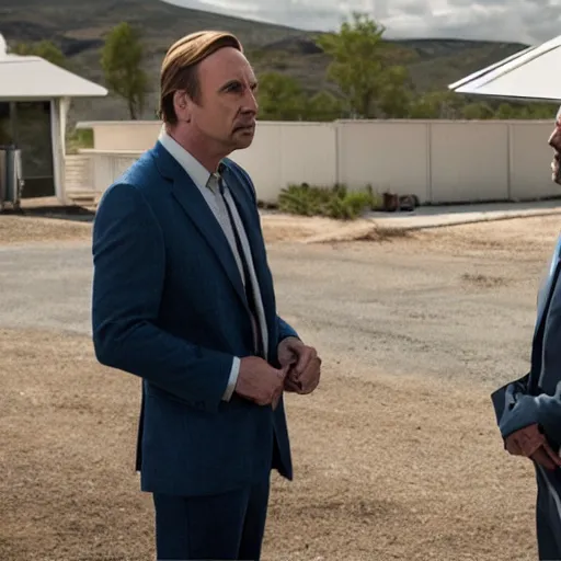 Image similar to photo of Mike, still from better call saul