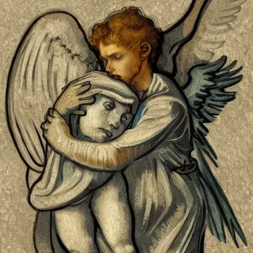 baby guardian angels drawings