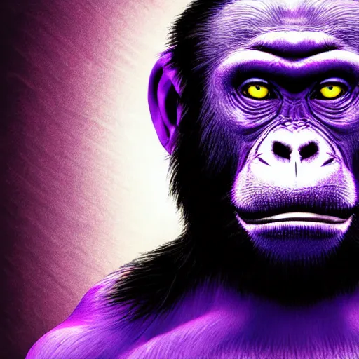 Image similar to purple ape poster