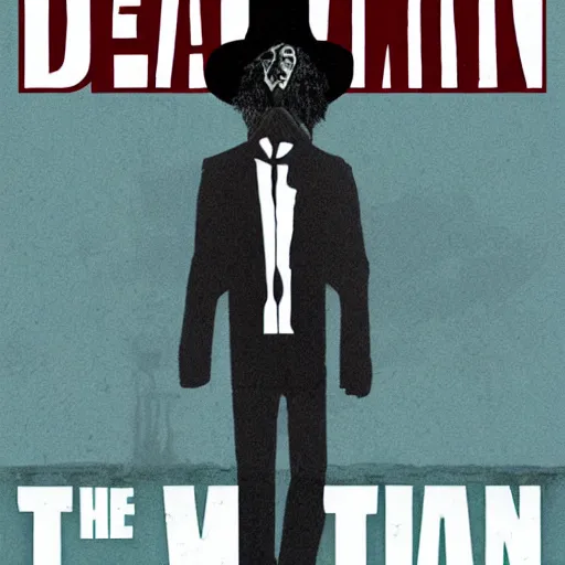 Prompt: the deadman walking cover book talk about motivation on life, art by eric - anthony johnson and jacqueline e