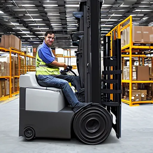 Image similar to non - certified forklift operator