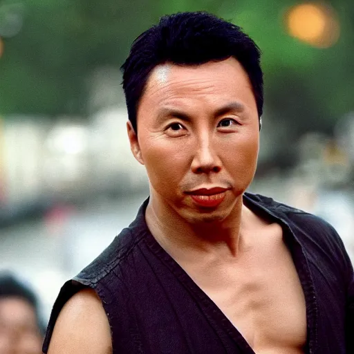 Prompt: Donnie Yen as Mr Miyagi