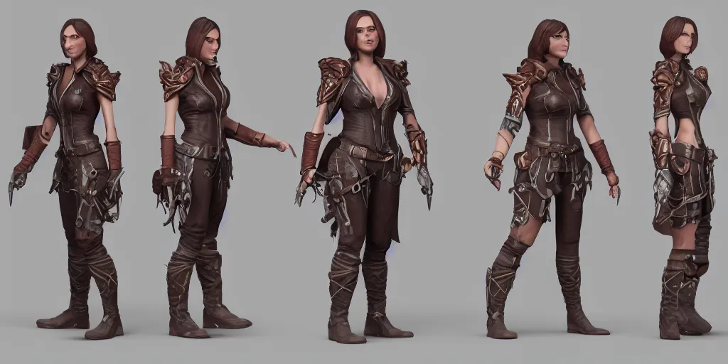 Image similar to character sheet of Ezra Scarlett as a champion in the game wild rift. 3d render, unreal engine 5, 8k resolution