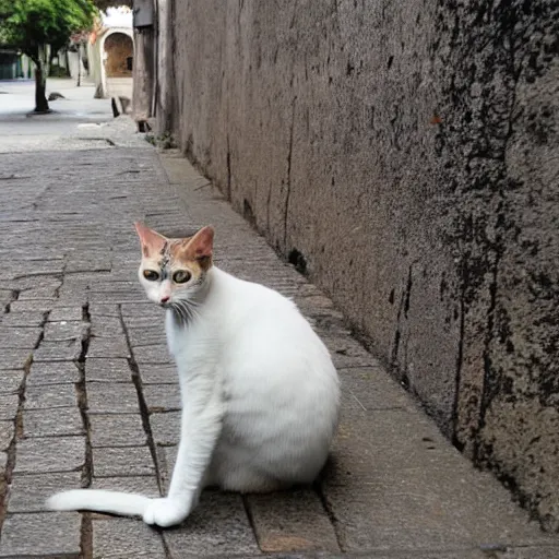 Image similar to Stray cat in the walled city