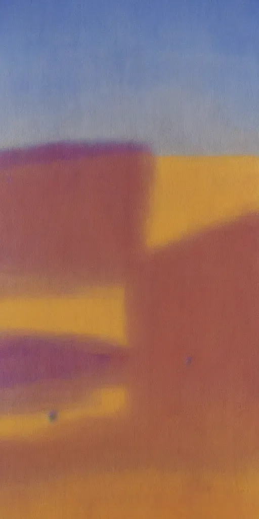 Prompt: a beautiful painting of Palm Springs by Mark Rothko, golden hour, 8k, 4k