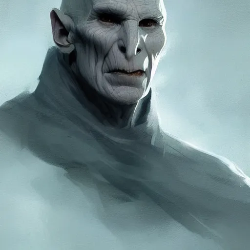 Image similar to Voldemort,Greg rutkowski, Trending artstation, cinematográfica, digital Art