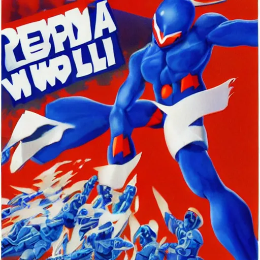 Image similar to pepsiman destroys the world