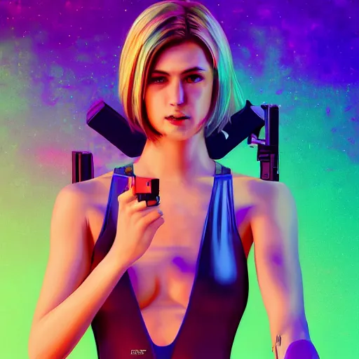 Jill Valentine - AI Generated Artwork - NightCafe Creator