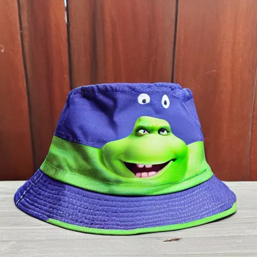 Prompt: shrek bucket hat