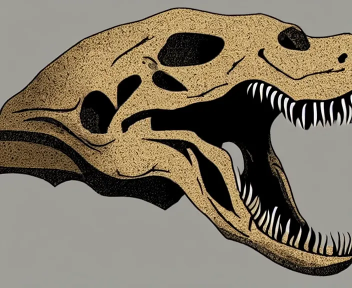 Image similar to velociraptor skull