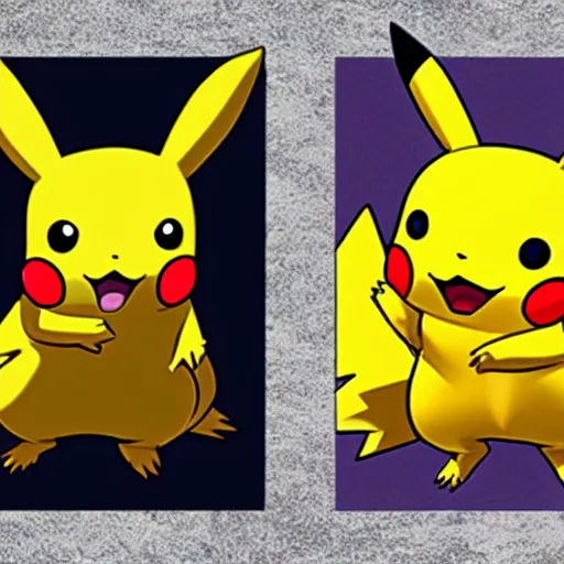 Prompt: pikachu but there is something slightly off, a subtle uncanny change