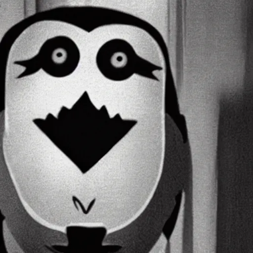 Image similar to the duolingo owl in Psycho