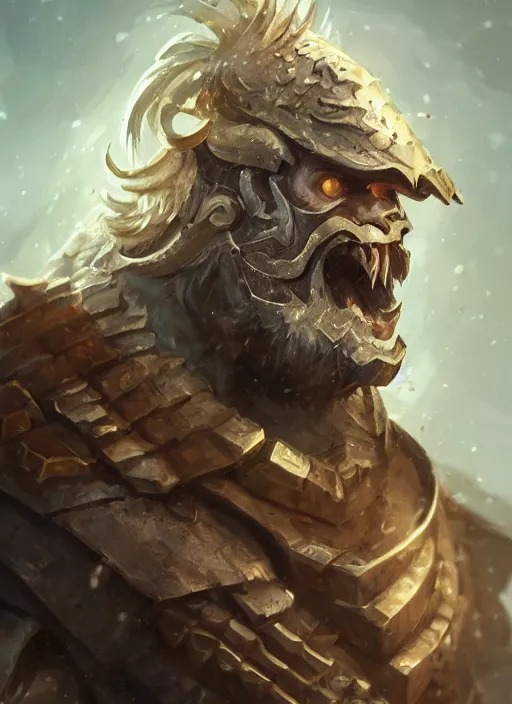 Image similar to a highly detailed illustration of furious rough bearded paladin wearing worn down silver armor, standing heroically gritting teeth battle pose, intricate, elegant, highly detailed, centered, digital painting, artstation, concept art, smooth, sharp focus, league of legends concept art, WLOP