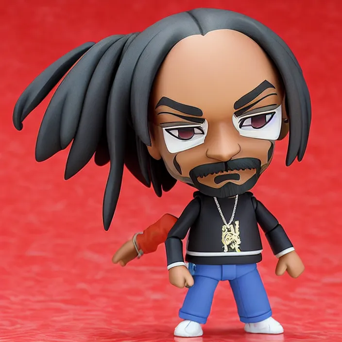 Image similar to Snoop Dogg, An anime nendoroid of Snoop Dogg, figurine, detailed product photo