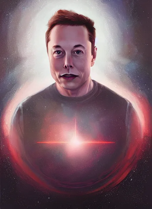 Image similar to ( ( ( portrait of elon musk ) ) ) by charlie bowater, spacex, mars mission,