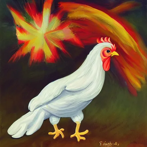 Image similar to the Spirit of a chicken
