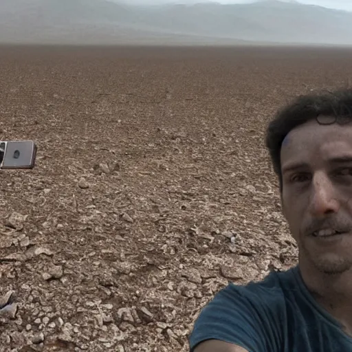 Image similar to selfie of the last human on earth