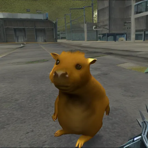 Image similar to capybara from half - life