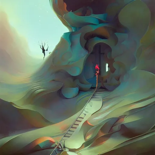 Image similar to art by peter mohrbacher, benoit mandelbrot, james christensen, wlop, alena aenami, rhads, frank gehry, fenghua zhong