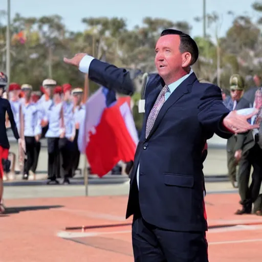 Prompt: mark mcgowan as a dictator