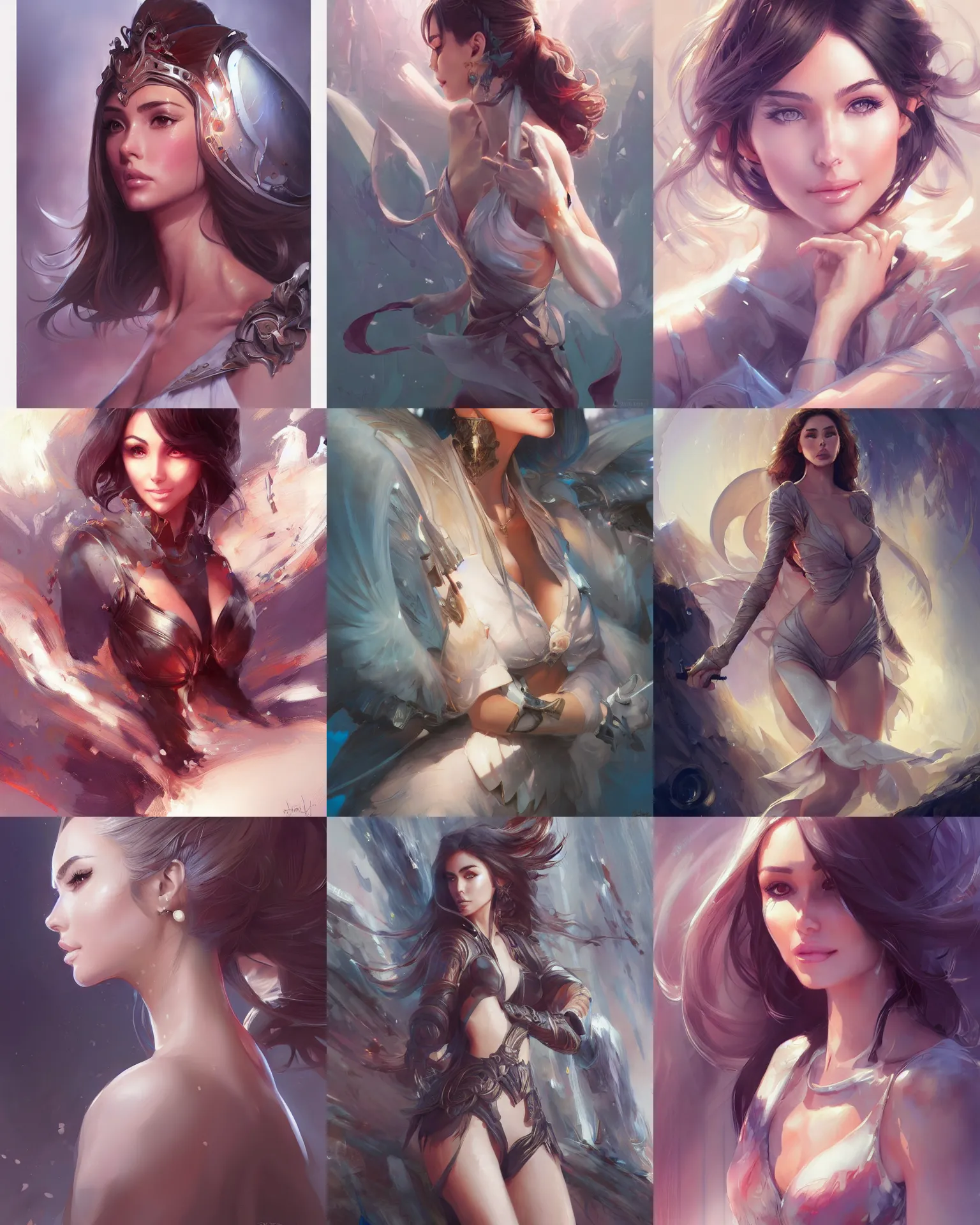 Image similar to Olivia culpo Stanley Artgerm Lau, WLOP, Rossdraws, James Jean, Andrei Riabovitchev, Marc Simonetti, Yoshitaka Amano, digital art, artstation