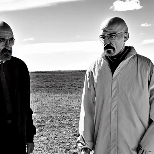 Prompt: Christopher Lee as Walter White in Breaking Bad